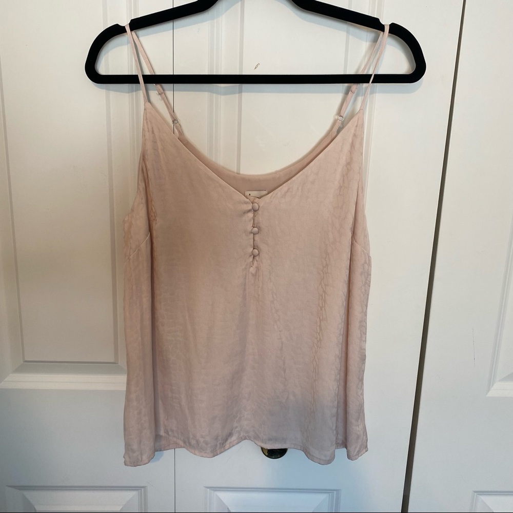 NEW A new Day pink cheetah print spaghetti adjustable strap cami. Medium